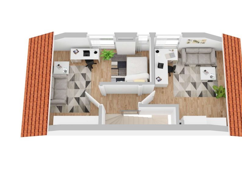 Dachgeschoss 3D